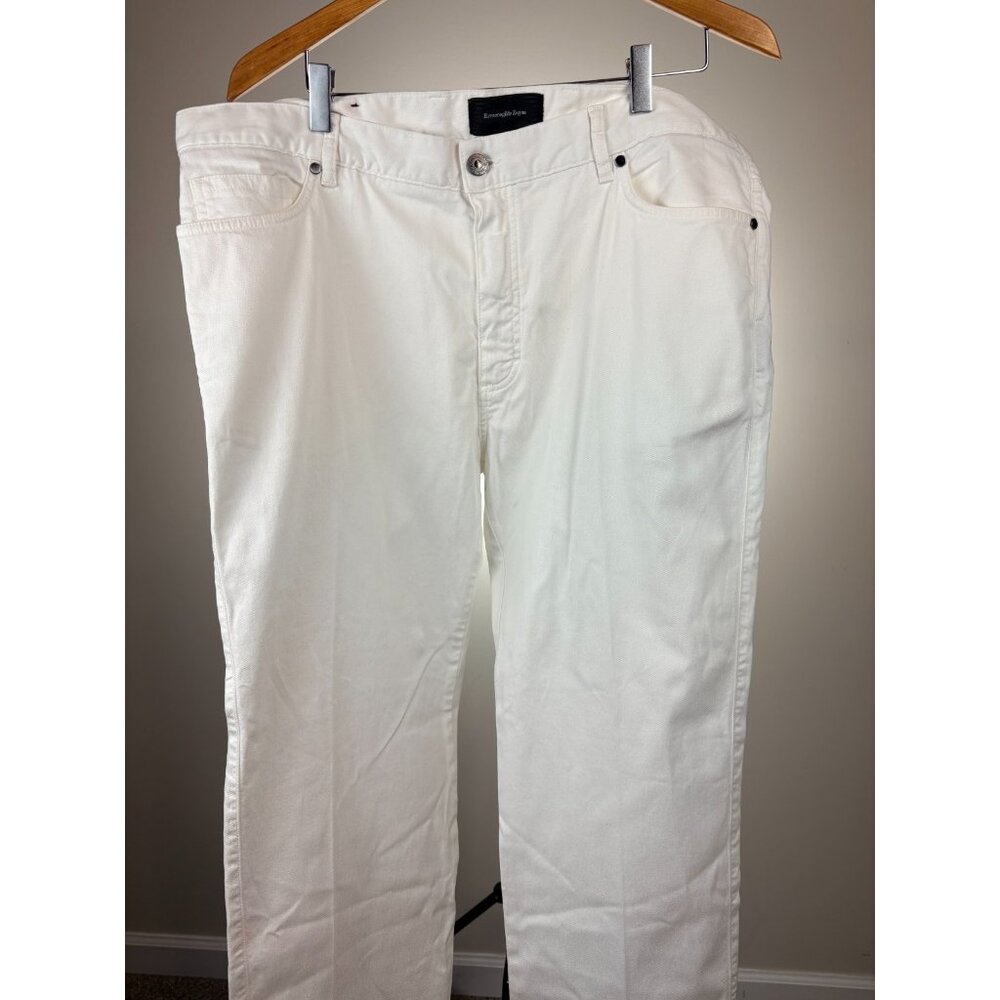 Ermenegildo ZEGNA Mens White Jeans 40 x 28